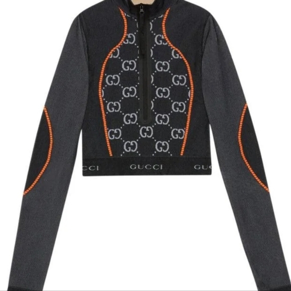 Gucci - GGcropped jersey top sz Small - Picture 5 of 7